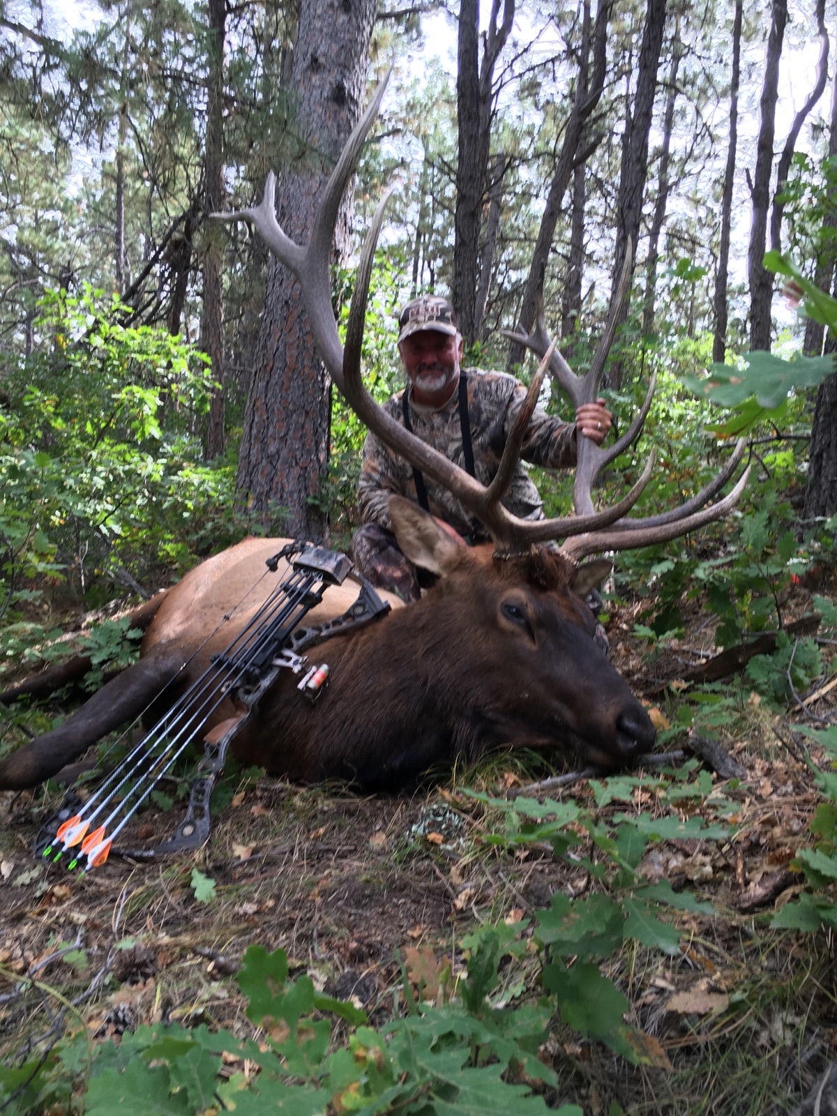 Gary Hutchens gets his elk